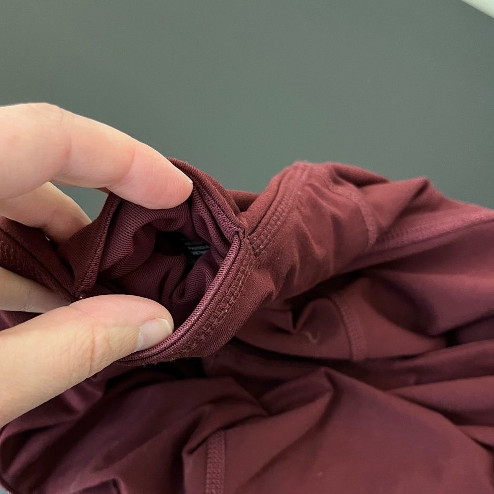 Zella Maroon Cropped Legging - Picture 7 of 13
